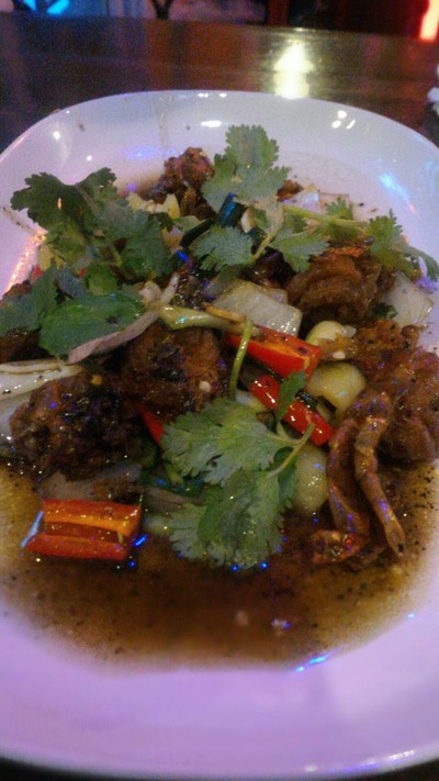 ปูนิ่มผัดพริกไทยดำ