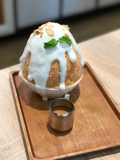 Thai tea Kakigori  .