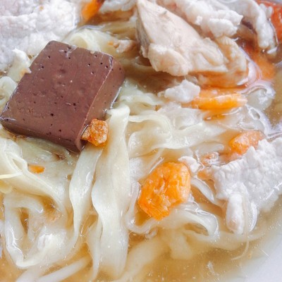 ก๋วยเตี๋ยวลูกชิ้นปลา น้ำใส,ต้มยำ