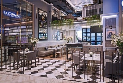 หน้าร้าน La Creperie สยามพารากอน