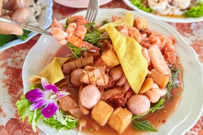 เมนูของร้าน สวนวังฟ้า โคราช