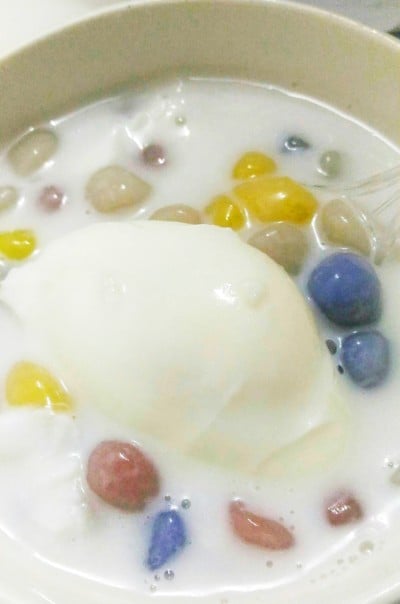 บัวลอยรถถีบ (บ้านขนม บัวลอยไข่หวาน) ถนนคนเดินสันกำแพง