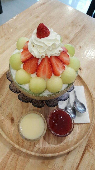 บิงซูเมล่อน+สตอเบอรี่