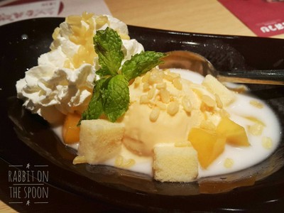 มะม่วงกะทิบัตเตอร์เค้ก