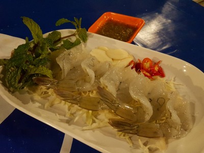 กุ้งแช่น้ำปลา