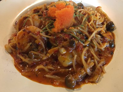 สปาเกตตี้ต้มยำกุ้ง