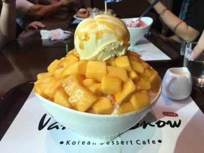 เมนูของร้าน Vanilla Snow Cafe  อโศก