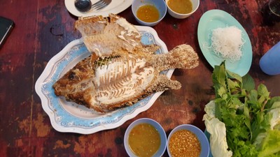 เมี่ยงปลาเผา