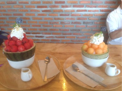 บิงชูแตงโม 99 บาท เมล่อน 139 บาท