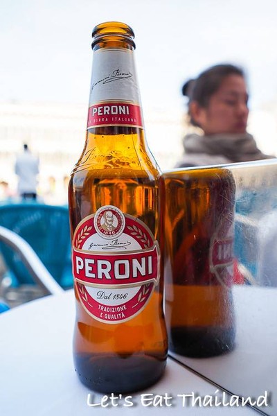 Peroni Beer €4 (146 บาท)