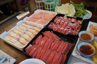 เมนูของร้าน ชาบู บ้านไร่ ชาบู หทัยราษฎร์