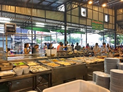 บรรยากาศ เป๋าตุง กุ้งย่าง รังสิต คลอง2
