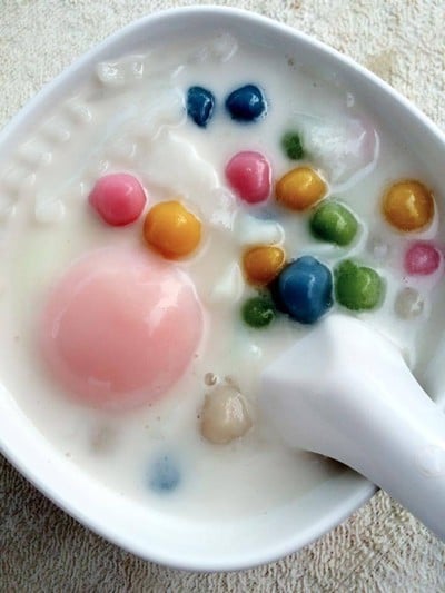 บัวลอยมะพร้าวอ่อน ตลาดบางลี่