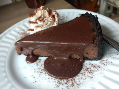 Chocolate cheesecake
