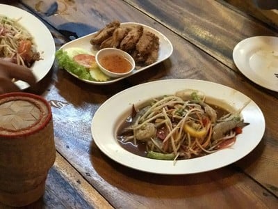 ส้มตำปู ปลาร้า