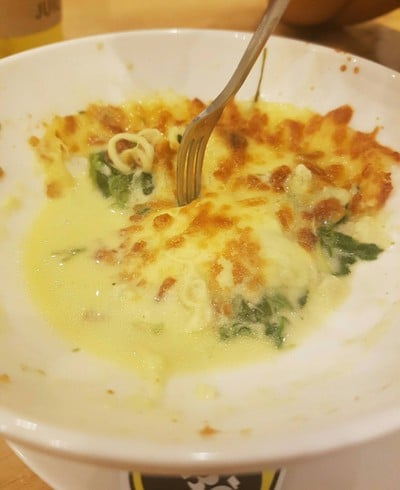 ผักโขมอบชีส