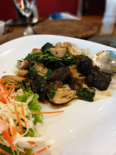 ปิงผัดน้ำมันหอย