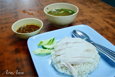 ข้าวเฉโป เป็ด+หมูแดง+หมูกรอบ