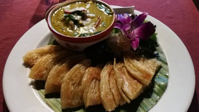แกงเขียวหวาน โรตี