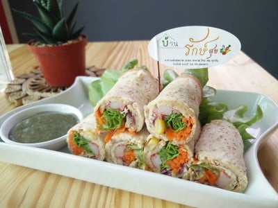 เมนูของร้าน บ้านรักษ์สุข อาหารเพื่อสุขภาพ