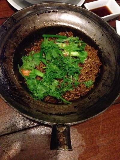 กุ้งอบมาม่า