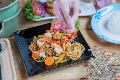 สปาเกตตีขี้เมาทะเล