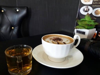 คาปูชิโน่ร้อน