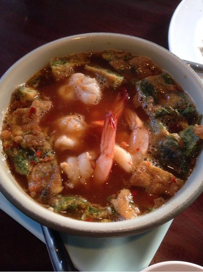 แกงส้มชะอมกุ้ง