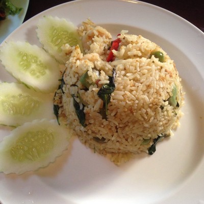 ข้าวผัดแกงเขียวหวาน