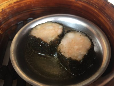 หมูสับห่อสาหร่าย