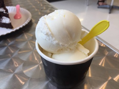 Coconut ice-cream