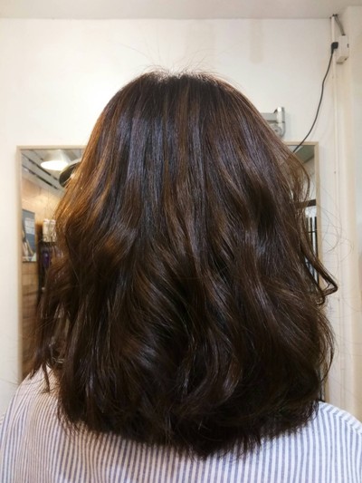  after ตัด ทำสี ทรีตเม้นต์​Brazilian Blowout 