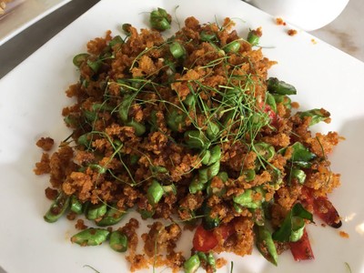 พริกขิงปลาดุกฟู