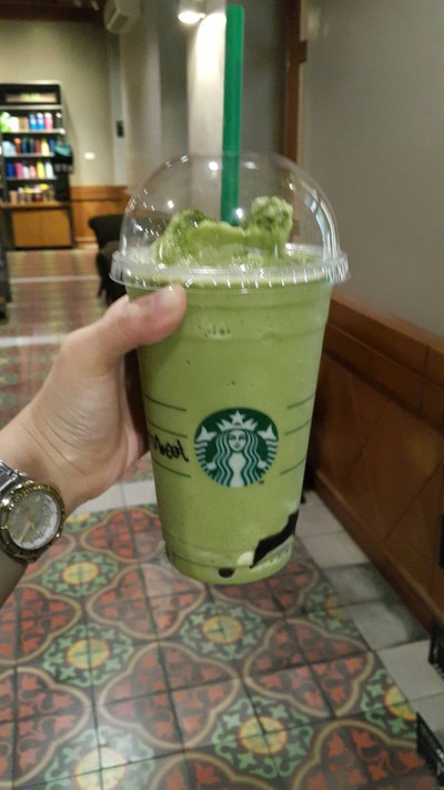 Matcha Earl Grey Jelly Frappuccino