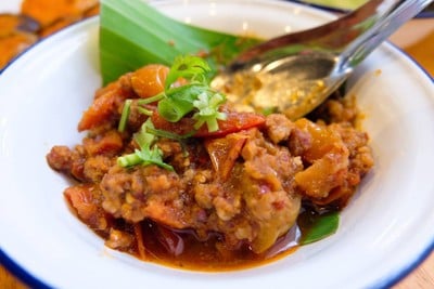 เมนูของร้าน กิ๋นลำกิ๋นดี สันทราย