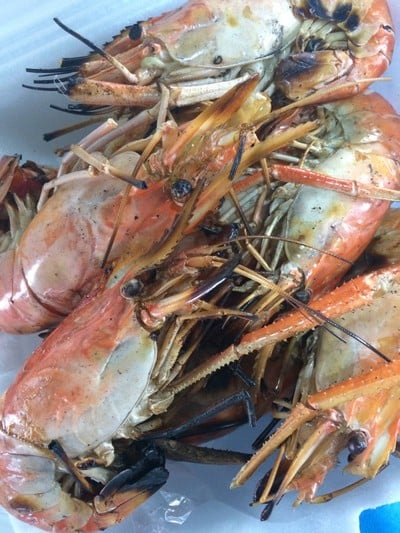 กุ้งใหญ่เผา