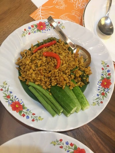 เมนูของร้าน Yoong Khao Hom แอมพาร์ค จุฬา