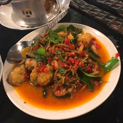 ปลาดุกทะเลผัดฉ่า