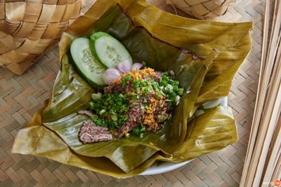 เมนูของร้าน กาดหนมเส้น (น้ำเงี้ยวเจียงฮาย)