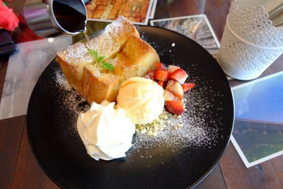 Golden toast