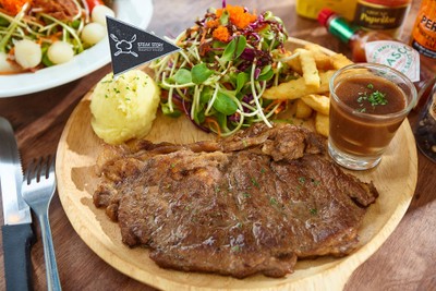 เมนูของร้าน เรื่องของสเต๊ก บ้านเกาะ