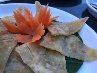 โรตีแกงเขียวหวานไก่