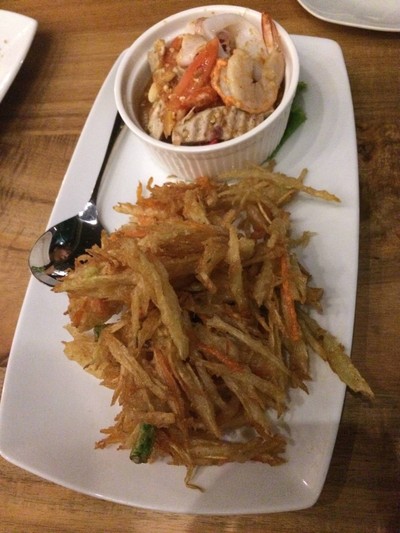 ส้มตำทอด