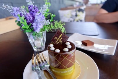 เมนูของร้าน The Chocolate Factory เขาใหญ่