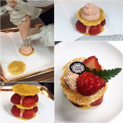 Strawberry Mille-Feuille (mini)