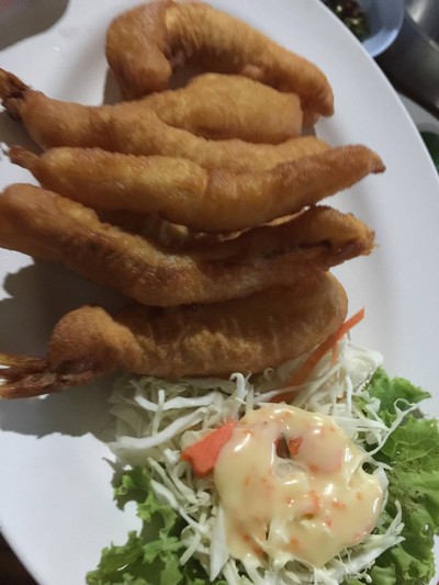 กุ้งชุบแป้งทอด