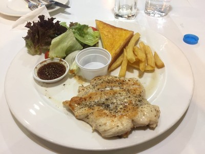 เสต็กไก่พริกไทยดำ