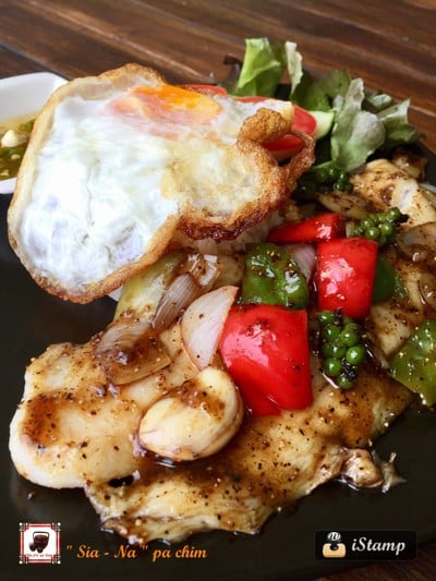 เมนูของร้าน บ้านสวนกาแฟเขาโต๊ะแซะ