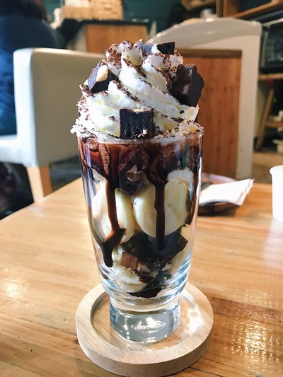 Brownie Choco Ice Cream Sundae