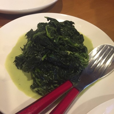 ผักโขมอบชีส